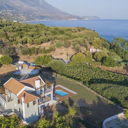 Filon Ktima Beachfront Upscale Villa Karavádhos エクステリア 写真