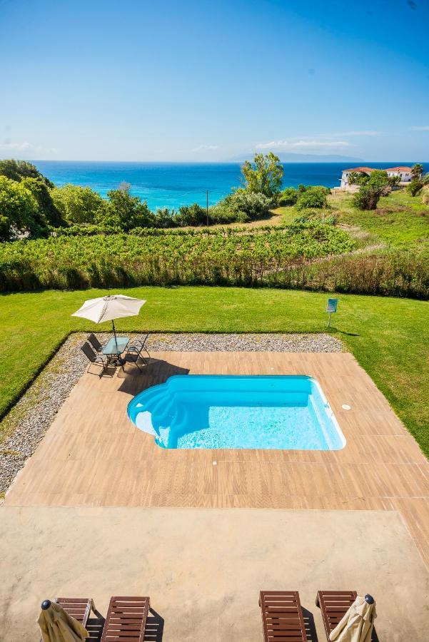 Filon Ktima Beachfront Upscale Villa Karavádhos エクステリア 写真